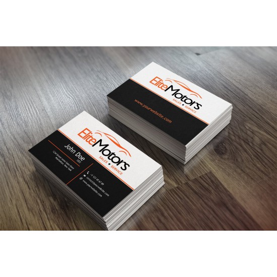 Glossy 500 MAGNETIC Custom Premium Business Cards Full Color One Side 17pt 